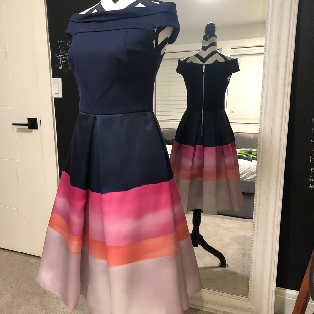 Off the Shoulder Sunset Dress